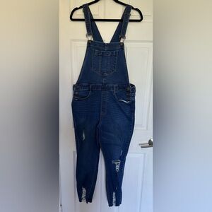 Forever 21 Blue Denim overalls